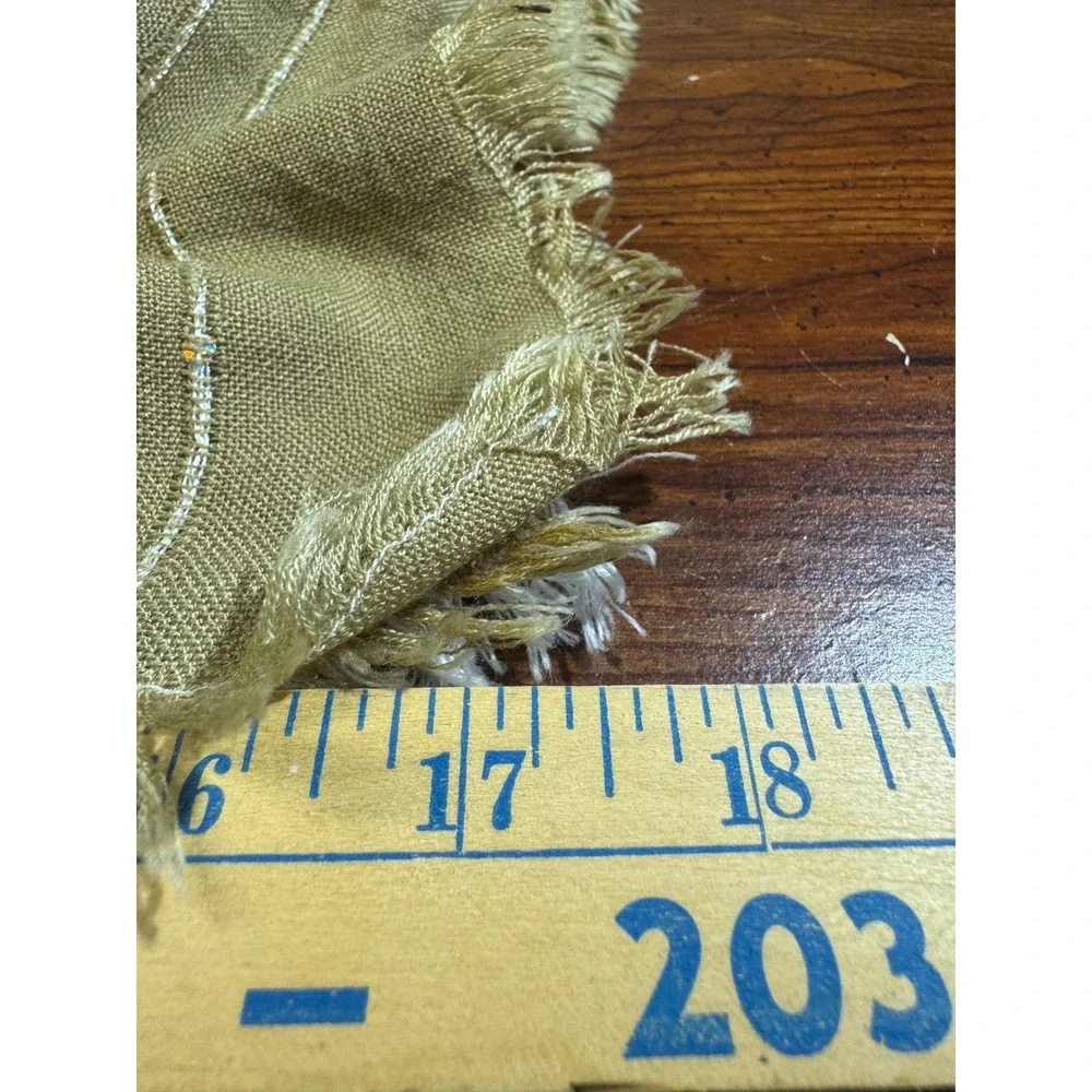Ombre Sparkle Gold Sequin Cream Beige Tan Scarf Shawl Wrap 46X35 Reactangle